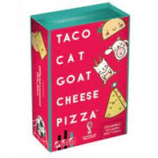 TACO CAT GOAT CHEESE PIZZA    JUEGO INGLES
