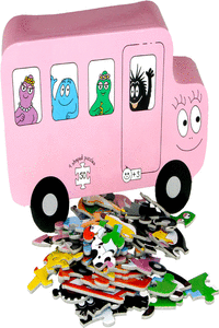 PUZZLE EL AUTOCAR DE LOS BARBAPAPA  50 PCAS