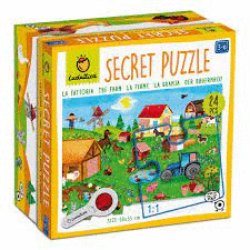 LA GRANJA  SECRET PUZZLE 24PCS +LUPA