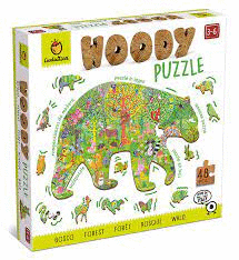 PUZZLE MADERA WOODY BOSQUE OSO 48 PCAS. +4