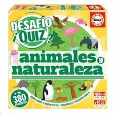 DESAFIO QUIZ  ANIMALES NATURALEZA  JUEGO MESA