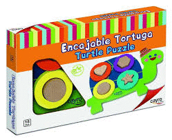 ENCAJE TORTUGA  MADERA