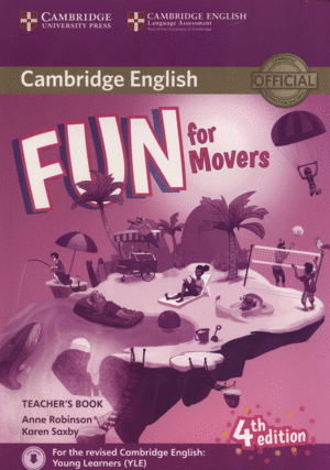 FUN FOR MOVERS TEACHER'S BOOK WITH DOWNLOADABLE AUDIO 4TH EDITION
