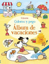 LIBRO DE VACACIONES  COLOREO Y PEGO