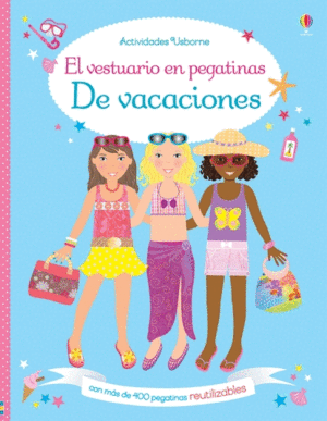 DE VACACIONES  VESTUARIO EN PEGATINAS