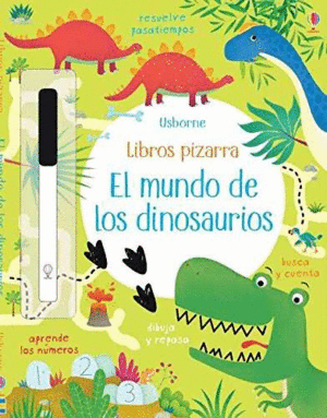 EL MUNDO DE LOS DINOSAURIOS  LIBRO PIZARRA