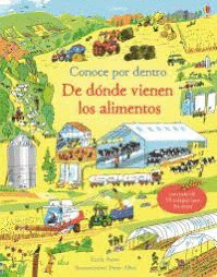 DE DONDE VIENEN LOS ALIMENTOS    CARTONE VENTANAS