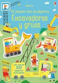 EXCAVADORAS Y GRUAS    LIBRO PEGATINAS