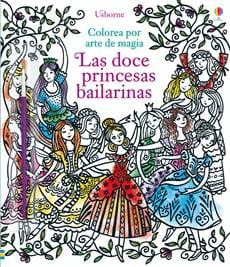 LAS DOCE PRINCESAS BAILARINAS   COLOREA POR ARTE DE MAGIA