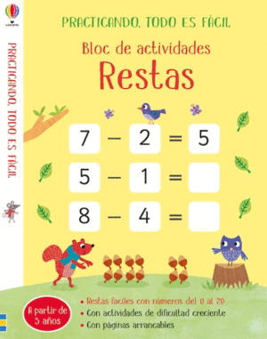 BLOC DE ACTIVIDADES RESTAS