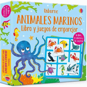 ANIMALES MARINOS   LIBRO Y JUEGO DE EMPAREJAR