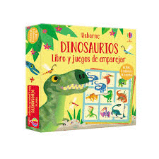 DINOSAURIOS   LIBRO Y JUEGOS DE ENCAJAR