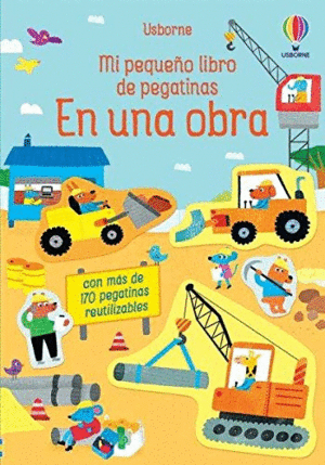 EN UNA OBRA MI PEQUEO LIBRO PEGATINAS