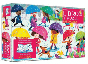 LOS COLORES   LIBRO PUZLE  25 PZAS