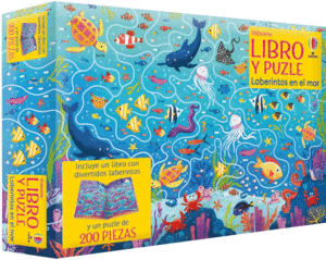 LABERINTOS EN EL MAR  LIBRO+PUZLE  200PCS