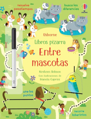 ENTRE MASCOTAS   LIBROS PIZARRA