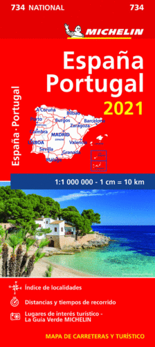 MAPA ESPAÑA-PORTUGAL 2021
