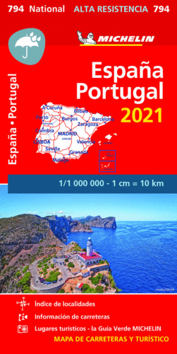 MAPA ESPAÑA PORTUGAL 2021 ALTA RESISTENCIA