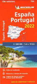 MAPA NATIONAL ESPAÑA, PORTUGAL Nº 734 (2022)