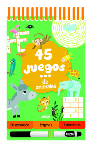45 JUEGOS DE ANIMALES