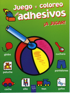 A JUGAR JUEGO Y COLOREO ADHESIVOS
