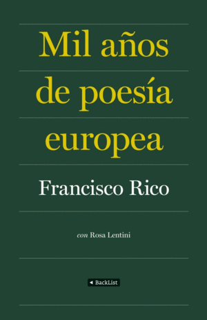 MIL A�OS DE POESIA EUROPEA