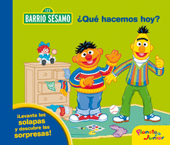 QUE HACEMOS HOY BARRIO SESAMO  CARTONE SOLAPAS