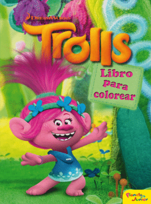 TROLLS  LIBRO PARA COLOREAR