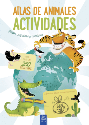 ATLAS DE ANIMALES. ACTIVIDADES PEGATINAS  YOYO