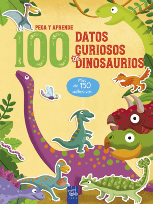 100 DATOS CURIOSOS DE DINOSAURIOS  PEGATINAS