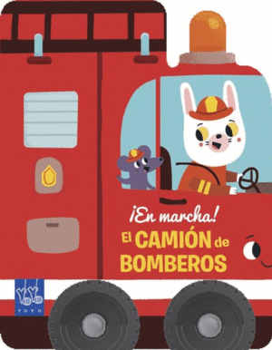 EL CAMION DE BOMBEROS    EN MARCHA  CARTONE