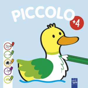 PICCOLO +4 AZUL  COLOREAR Y ACTIVIDADES