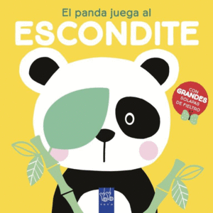 EL PANDA JUEGA AL ESCONDITE   SOLAPAS FIELTRO