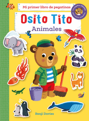 OSITO TITO. ANIMALES LIBRO DE PEGATINAS.