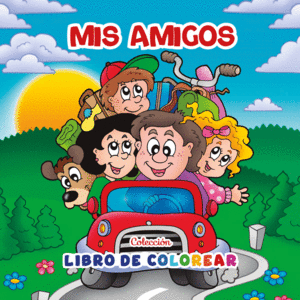 MIS AMIGOS   LIBRO DE COLOREAR
