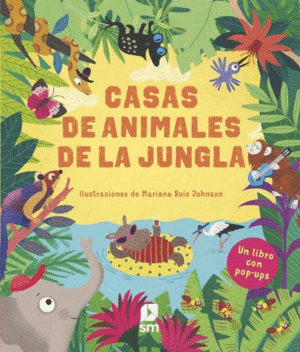 CASAS DE ANIMALES DE LA JUNGLA  POP UP