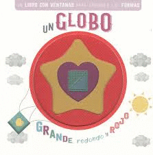 LIBRO VENTANAS GLOBO GRANDE REDONDO ROJO    CARTONE