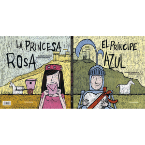 EL PRNCIPE AZUL. LA PRINCESA ROSA.