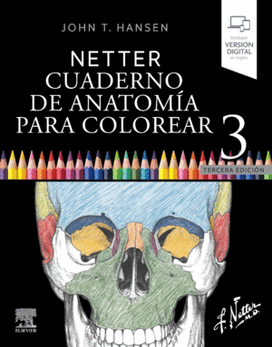 NETTER. CUADERNO DE ANATOMA PARA COLOREAR 3 EDICION