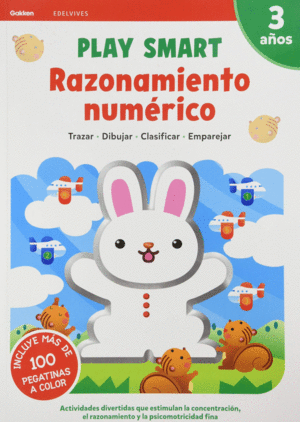 PLAY SMART : RAZONAMIENTO NUMERICO 3 AOS