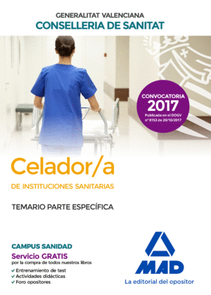 CELADOR/A  TEMARIO ESPECIFICO GENERALITAT