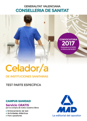 CELADOR/A  TEST ESPECIFICO GENERALITAT