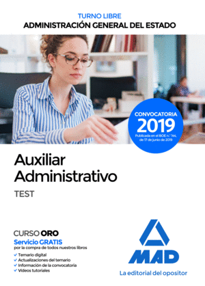 AUXILIAR ADMINISTRATIVO ESTADO TEST