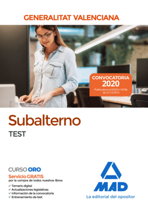 SUBALTERNO TEST ESPECIAL