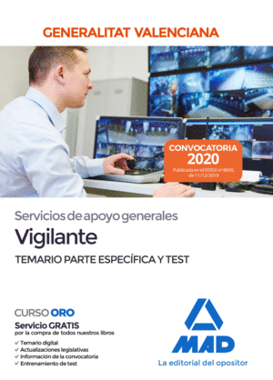 VIGILANTE TEMARIO PARTE ESPECIFICA Y TEST