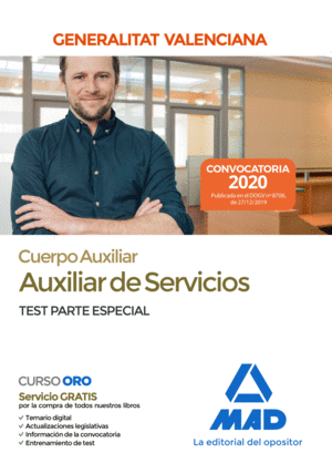 AUXILIAR DE SERVICIOS TEST PARTE ESPECIAL
