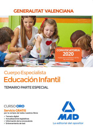 CUERPO ESPECIALISTA EDUCACIN INFANTIL TEMARIO PARTE ESPECIAL