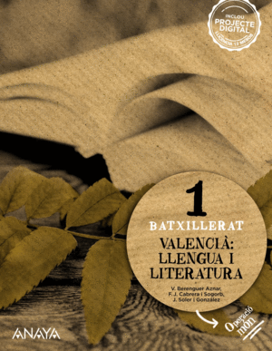 VALENCI: LLENGUA I LITERATURA 1.