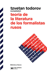 TEOR�A DE LA LITERATURA DE LOS FORMALISMOS RUSOS