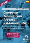 CUERPO TRAMITACION PROCESAL ADMINISTRATIVA TEMARIO 1 JUSTICIA